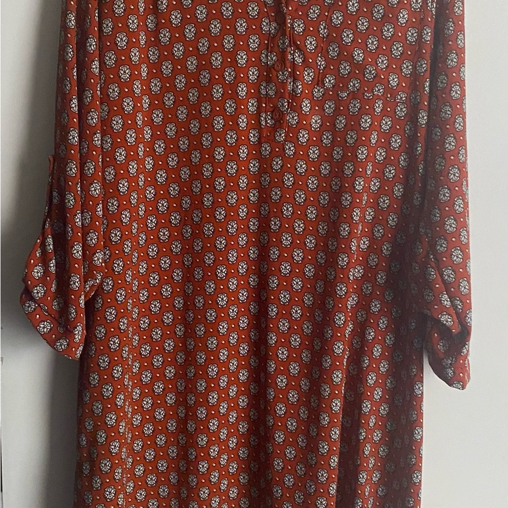Elegant Long Sleeve Floral Dress